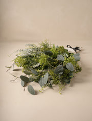 Faux Floral Arrangement – Wild Eucalyptus & Green Berries