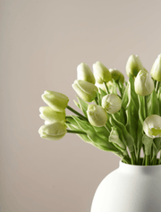 Tulipanes artificiales – Verde (25 tallos)