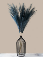 Grande pampa artificielle – Gris bleuté (3 tiges)