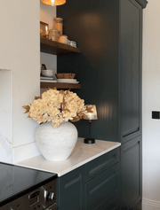 Bouquet d’hortensias artificiels d’automne – Crème (7 tiges)