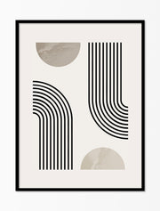 Poster – Abstrakte Linien Nr. 2