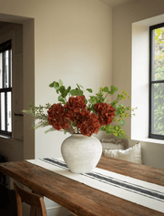Faux Floral Arrangement – Eucalyptus & Cinnamon Hydrangea