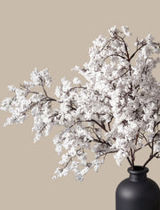 Branches de baies artificielles – Blanc hivernal (3 tiges)