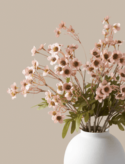 Fleurs de cire artificielles – Rose (10 tiges)