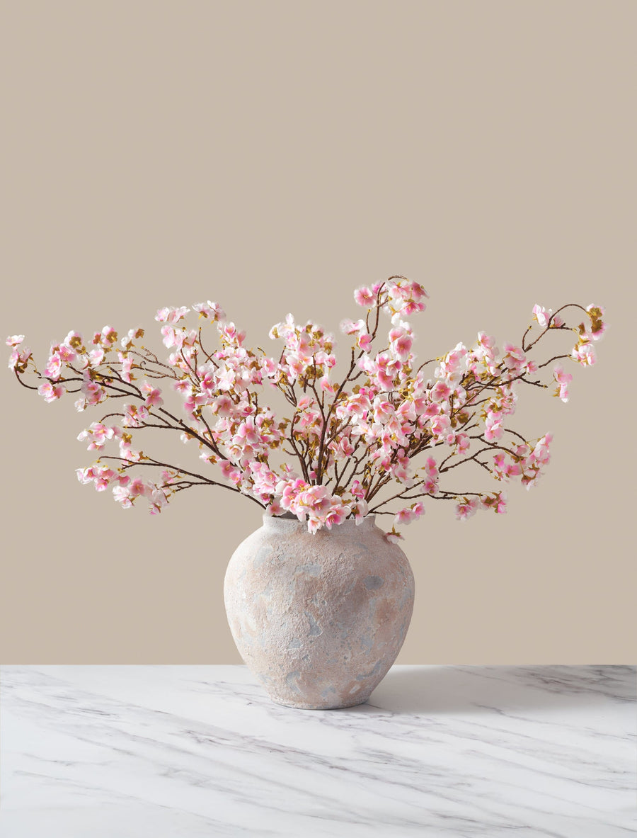 Fleur artificielle - Rose tendre (6 tiges)