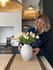 Tulipes artificielles – ivoire (25 tiges)