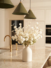 Faux Floral Arrangement – Ivory