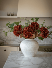Faux Floral Arrangement – Eucalyptus & Cinnamon Hydrangea