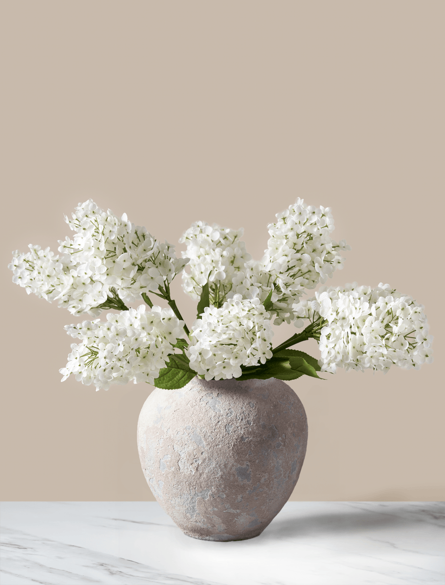 Artificiel – Lilas - Blanc (7 tiges)