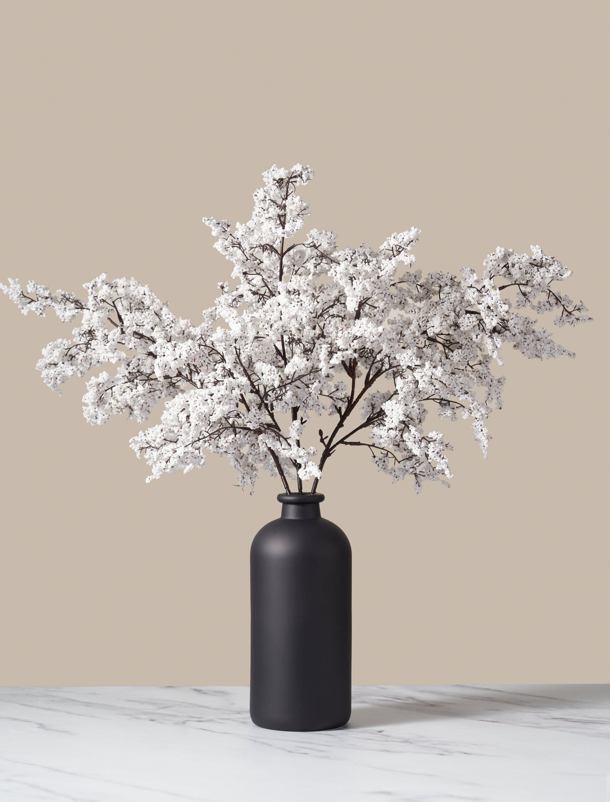 Branches de baies artificielles – Blanc hivernal (3 tiges)