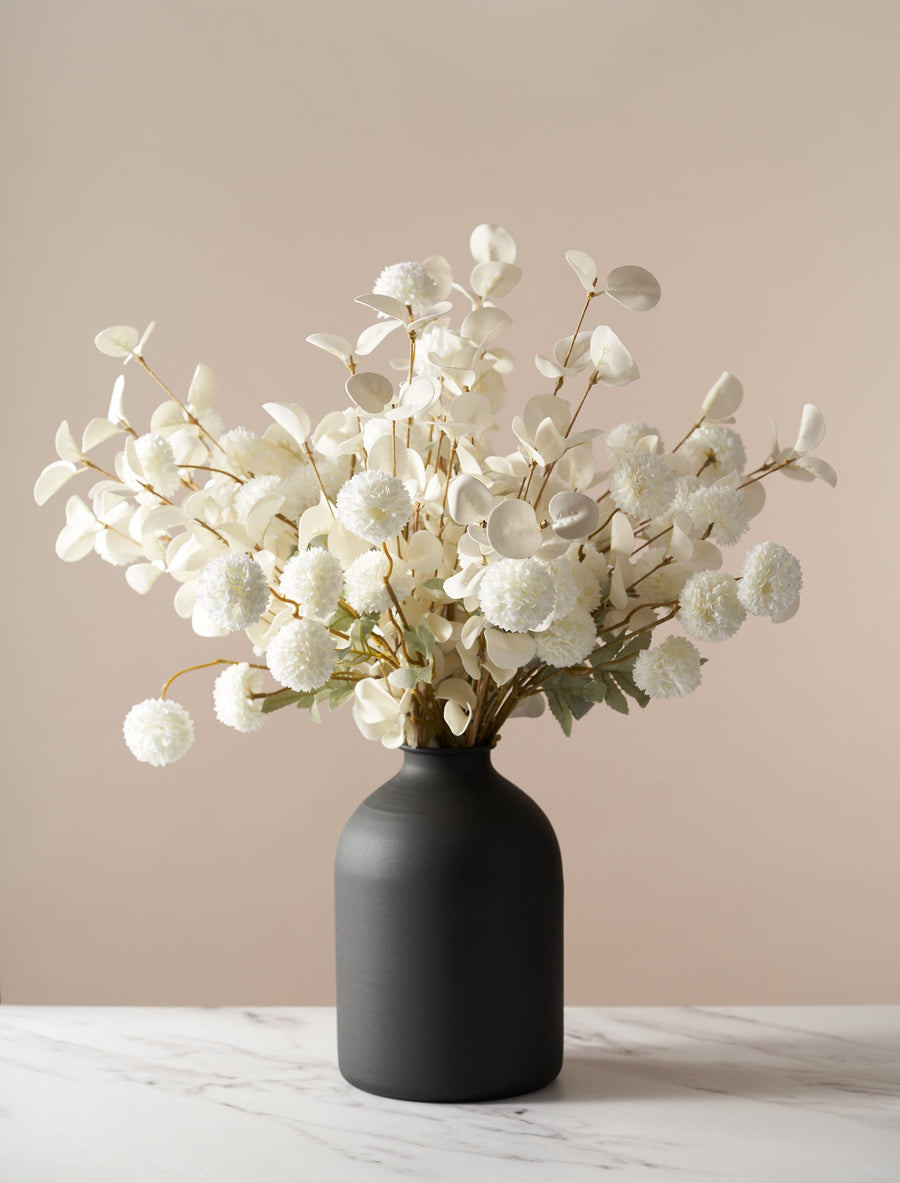 Composition florale artificielle – ivoire