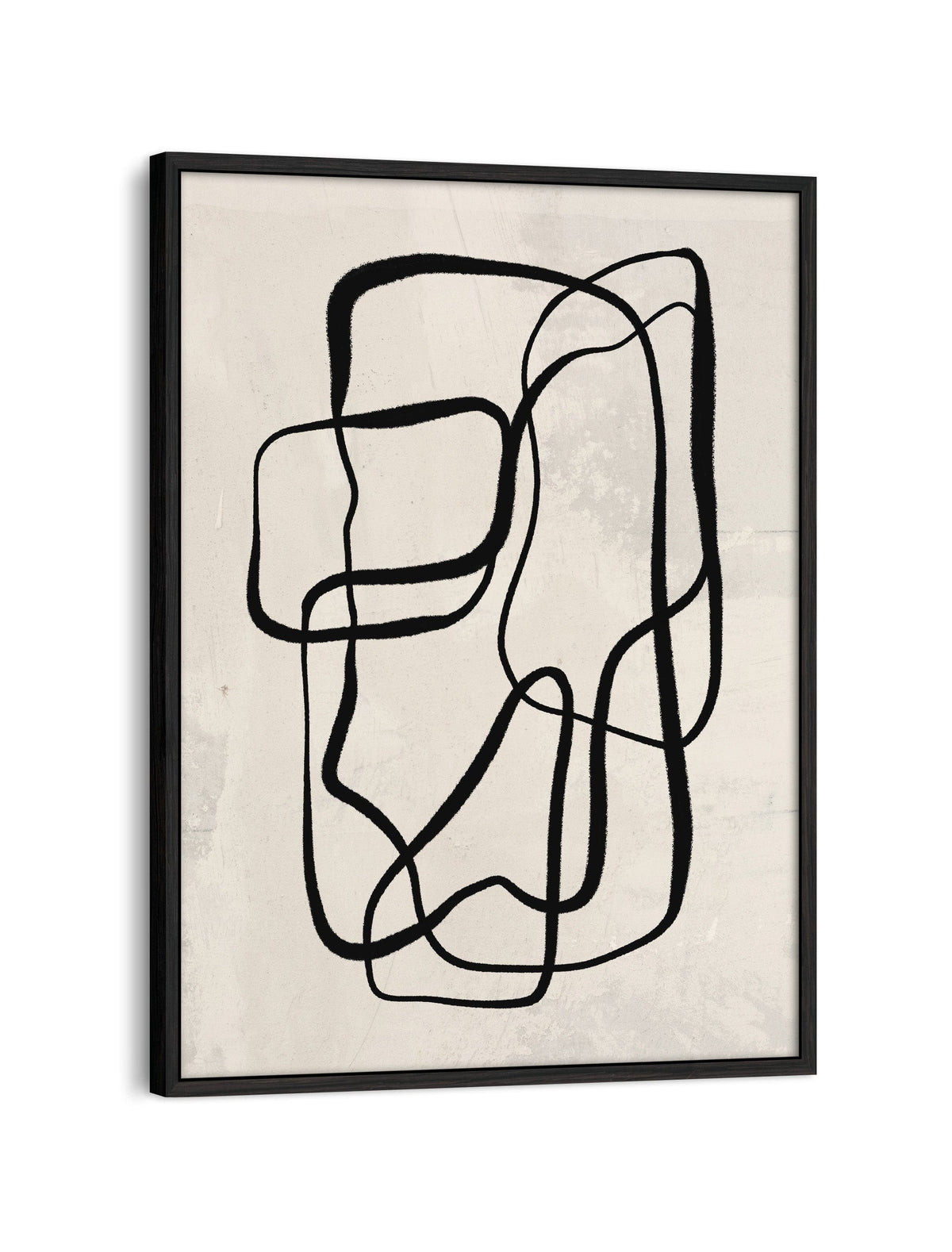 Framed Canvas – Line Art No. 1