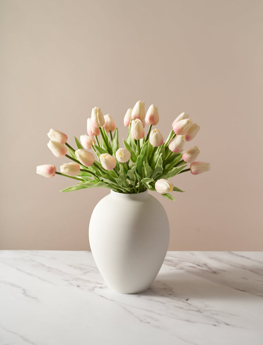 Tulipes artificielles – Rose tendre (25 tiges)
