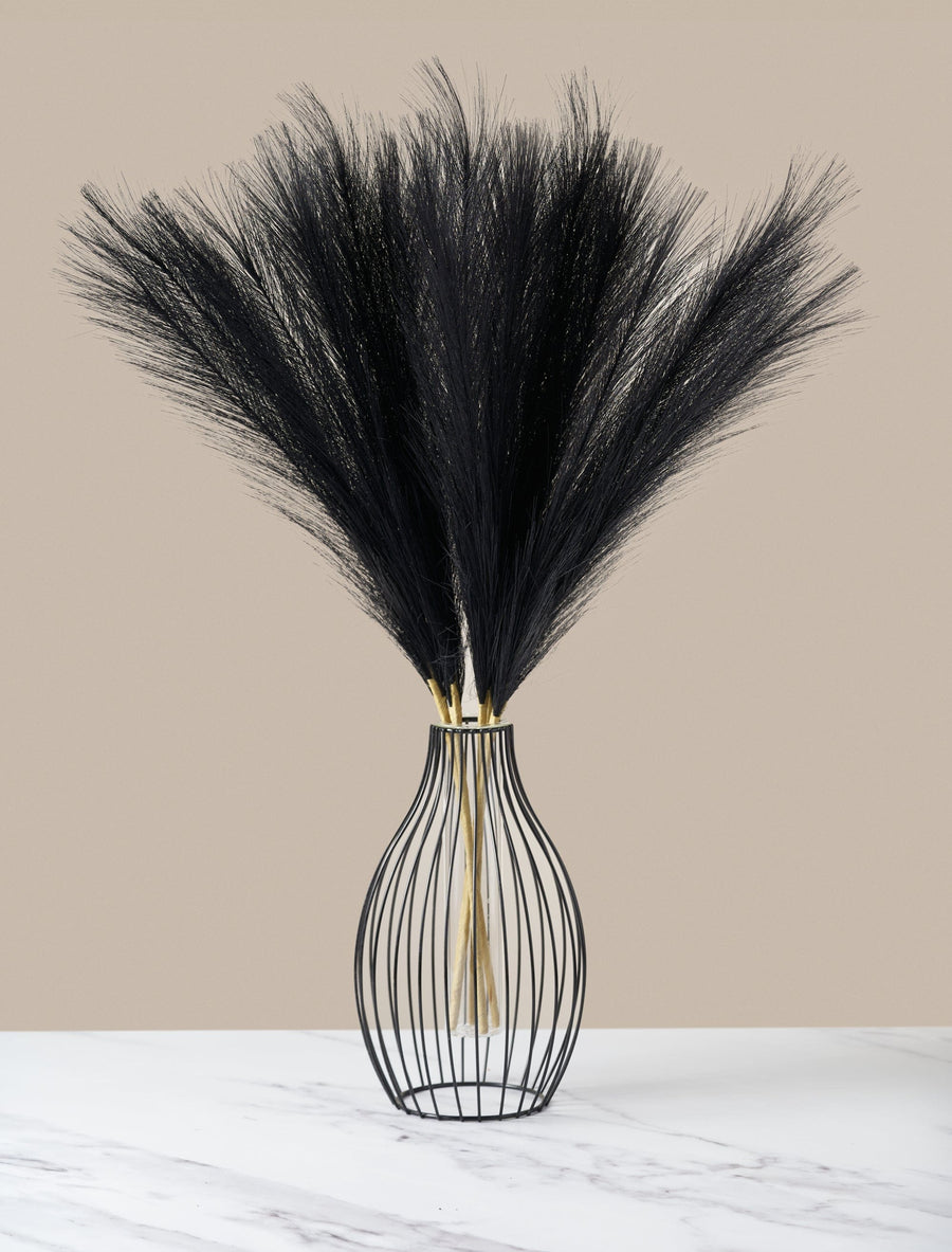Pampa artificielle – Noir (5 tiges)