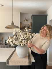 Bouquet de roses artificielles – Blanc (12 tiges / 72 roses)