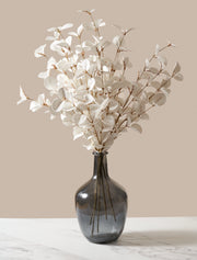 Eucalyptus artificiel – Blanc (5 tiges)
