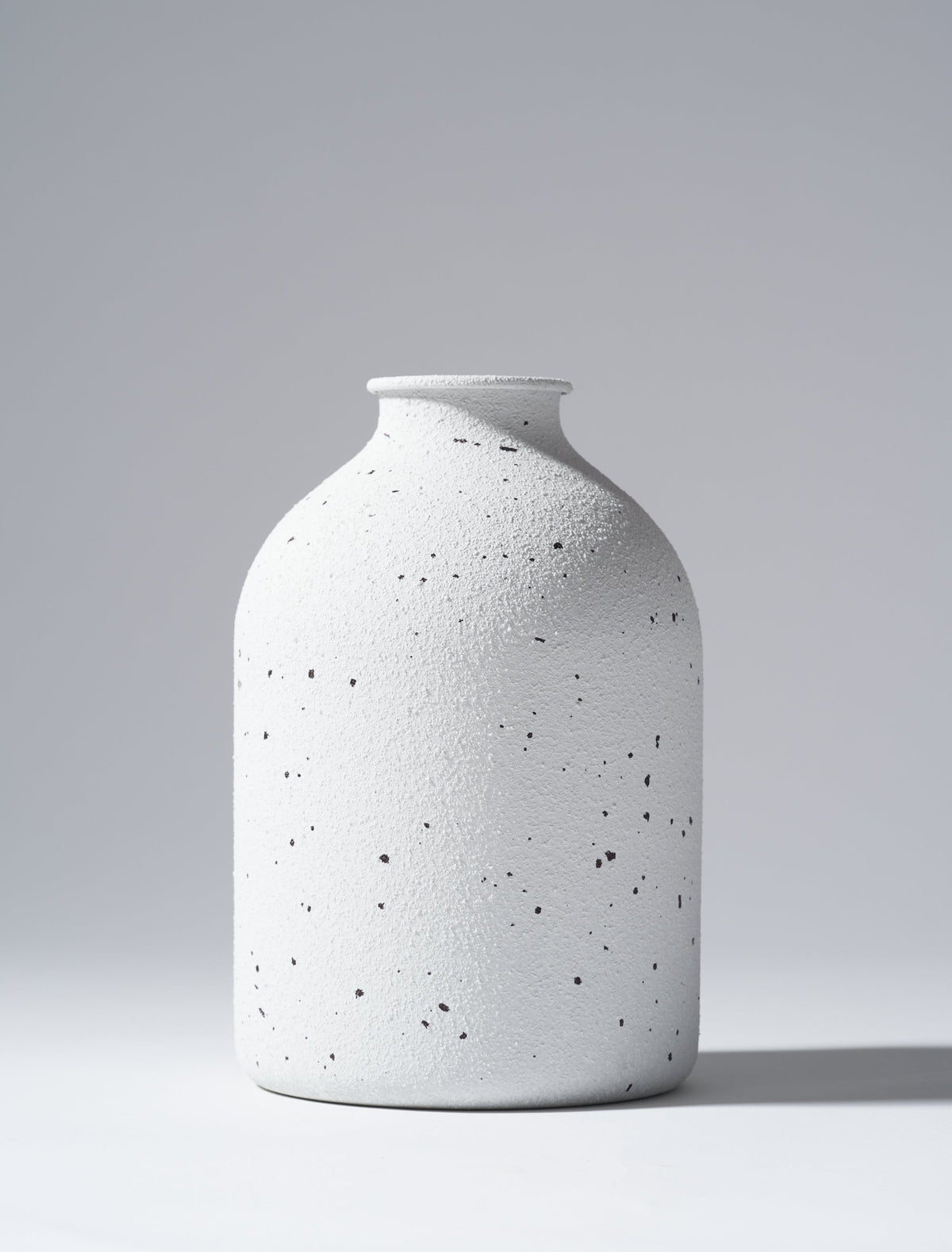 Jarrón Arlo – Blanco moteado