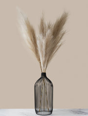 Grande pampa artificielle – Crème (3 tiges)