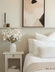Faux Floral Arrangement – Ivory