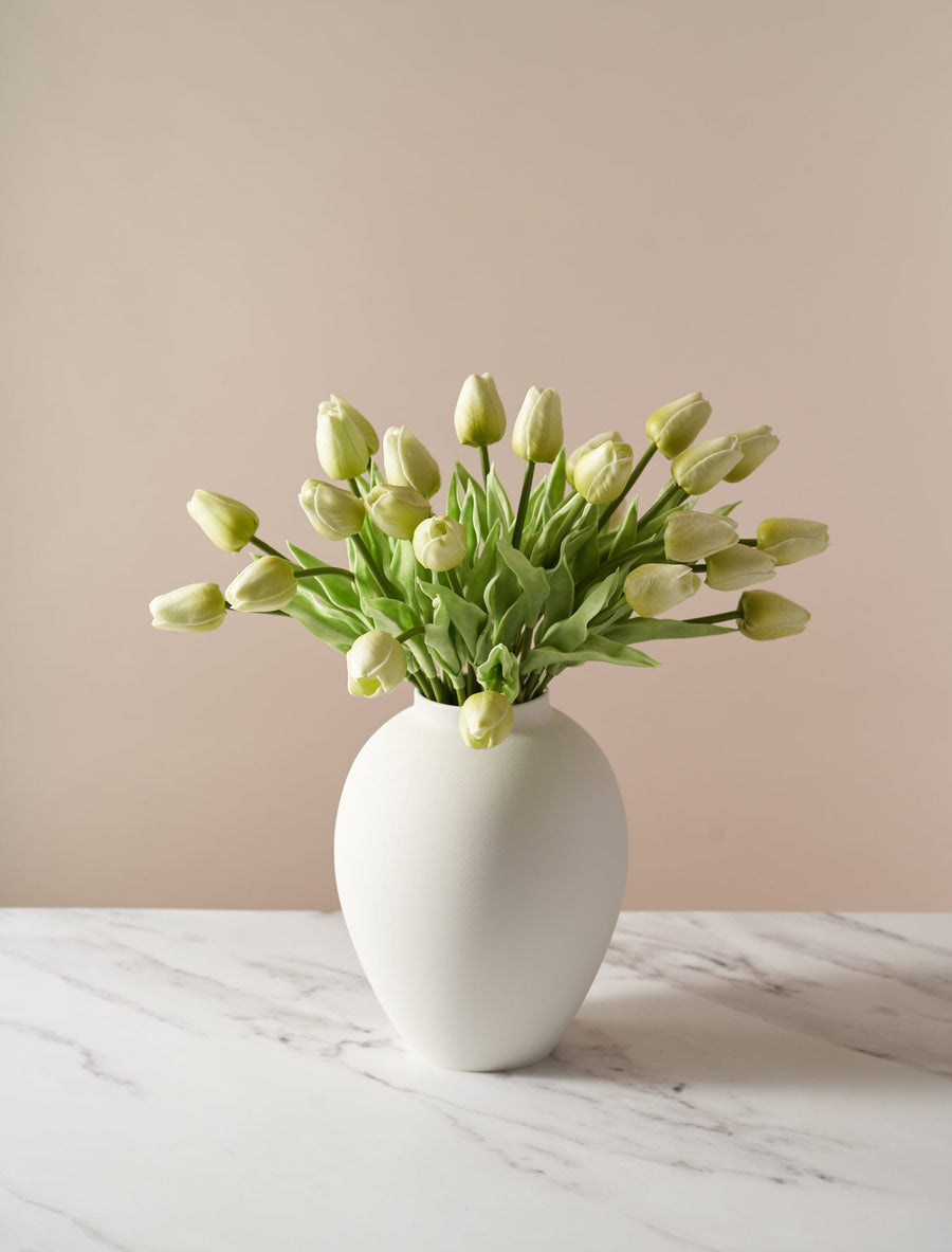 Tulipes artificielles – Vert (25 tiges)