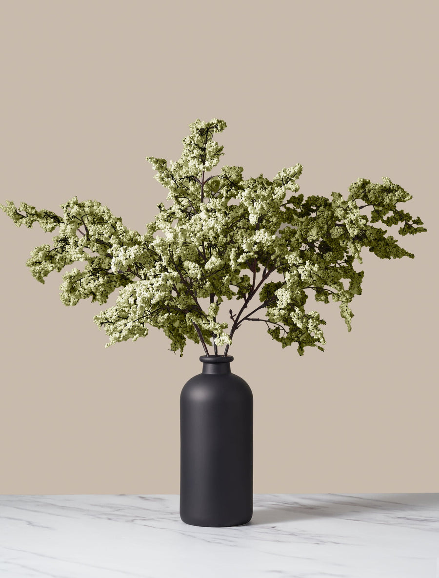 Branches de baies artificielles – Vert olive (3 tiges)