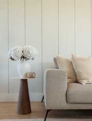 Grands hortensias artificiels – Blanc (5 tiges)